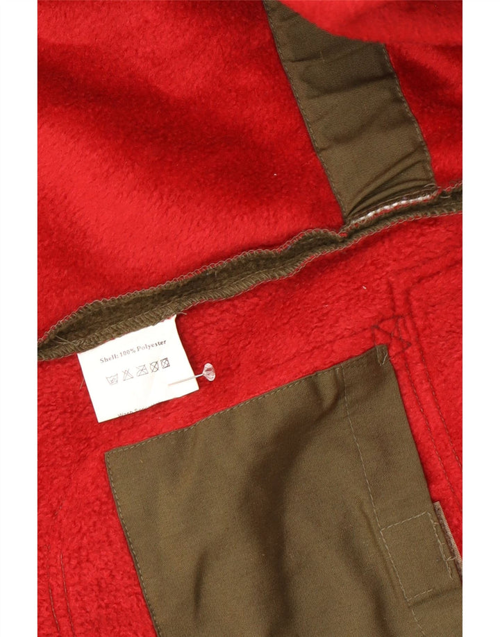 Deerhunter Veste polaire coupe ample pour homme UK 38 Kaki moyen Colourblock