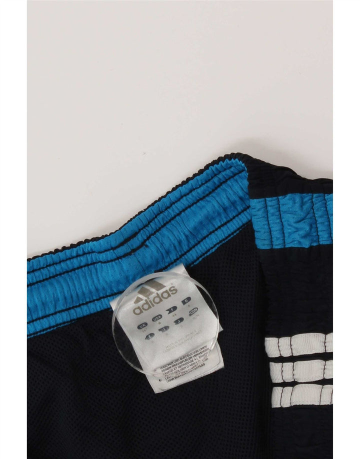 Adidas Short de sport pour homme Large en polyester color block bleu marine