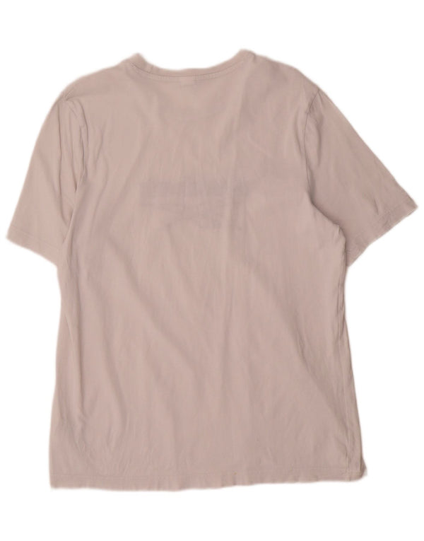Reebok T-Shirt Graphique Homme Petit Blanc Coton