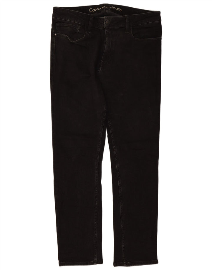 Calvin Klein Jean droit homme W34 L30 coton noir