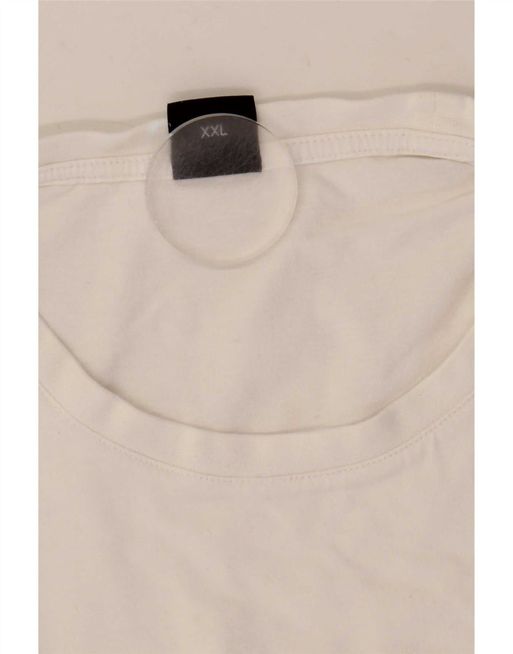 Hugo Boss T-Shirt Homme Haut 2XL Blanc