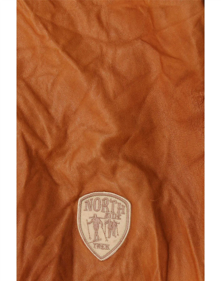 veste en cuir homme vintage UK 40 Grand Beige