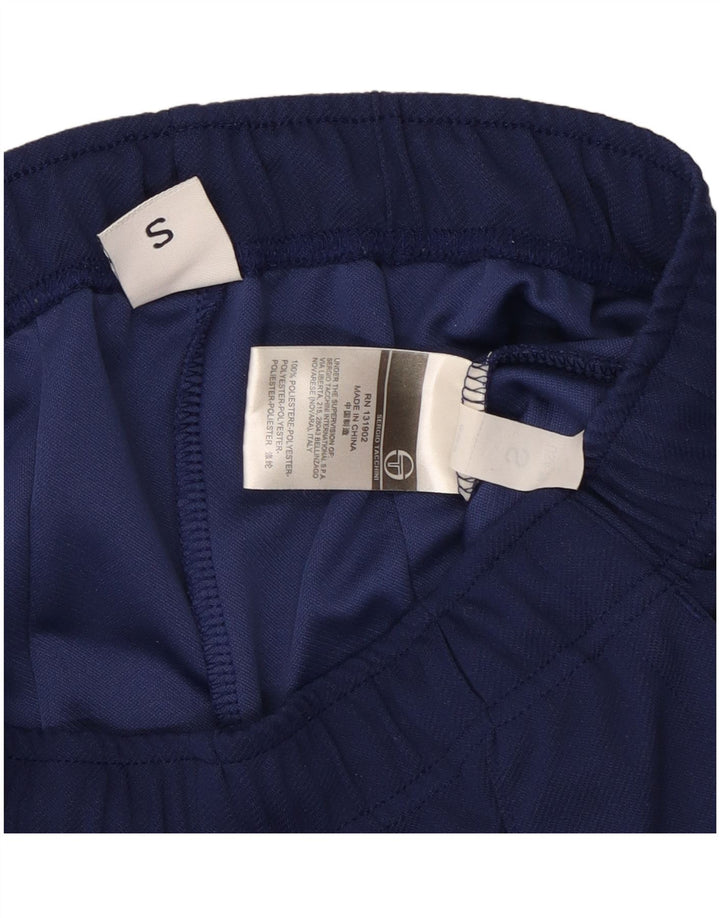 Sergio Tacchini Pantalon de survêtement pour femme UK 8 Small Bleu marine Polyester