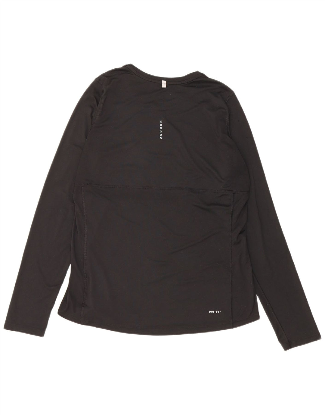 Nike Haut Dri Fit à manches longues pour femme UK 14 Large Noir