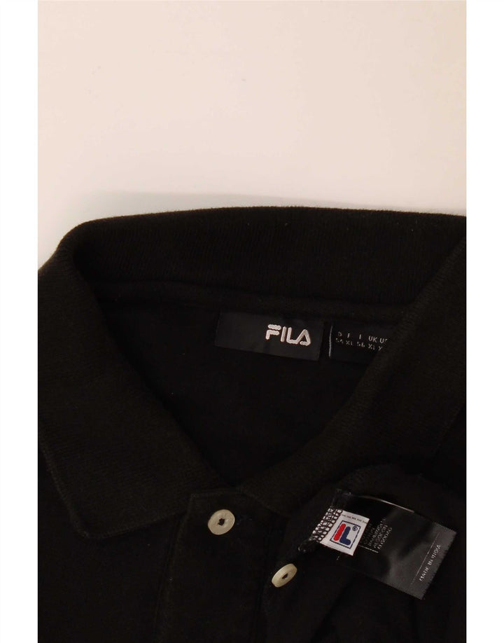Fila Polo Homme XL Noir Coton