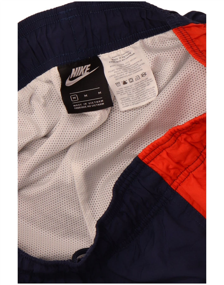 NIKE Short de sport pour homme en polyester color block bleu marine moyen