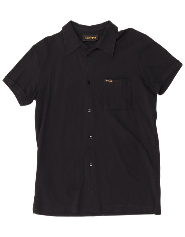 Wrangler Chemise à manches courtes pour homme 2XL Noir Polyamide
