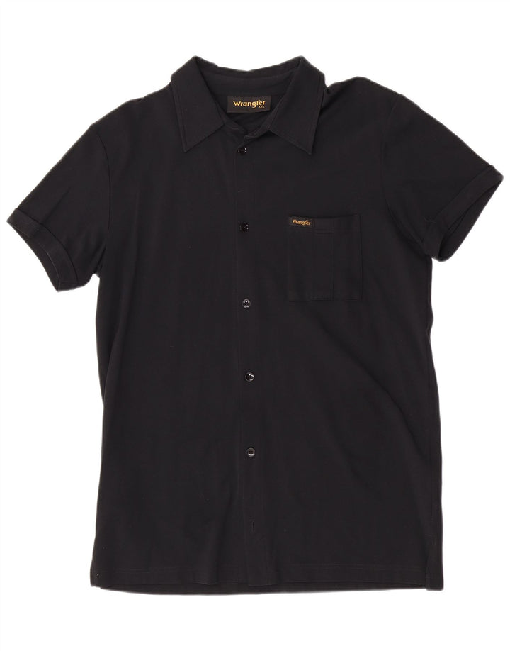 Wrangler Chemise à manches courtes pour homme 2XL Noir Polyamide