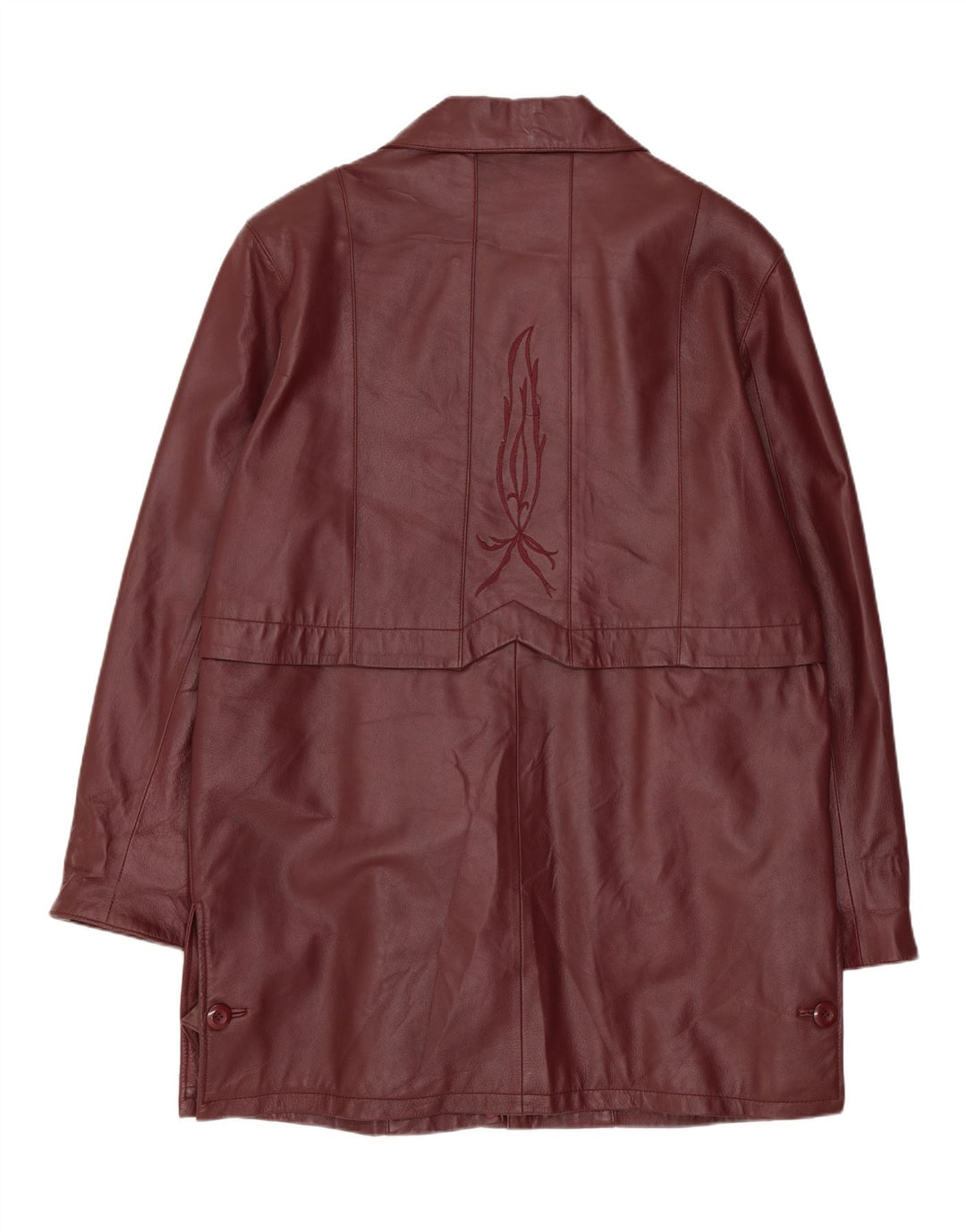 Manteau en cuir femme vintage IT 48 XL Cuir Marron
