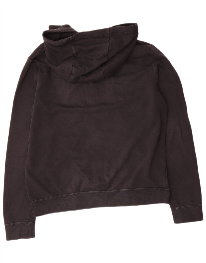 Nike Pull à capuche zippé surdimensionné pour femme UK 10 Petit Noir