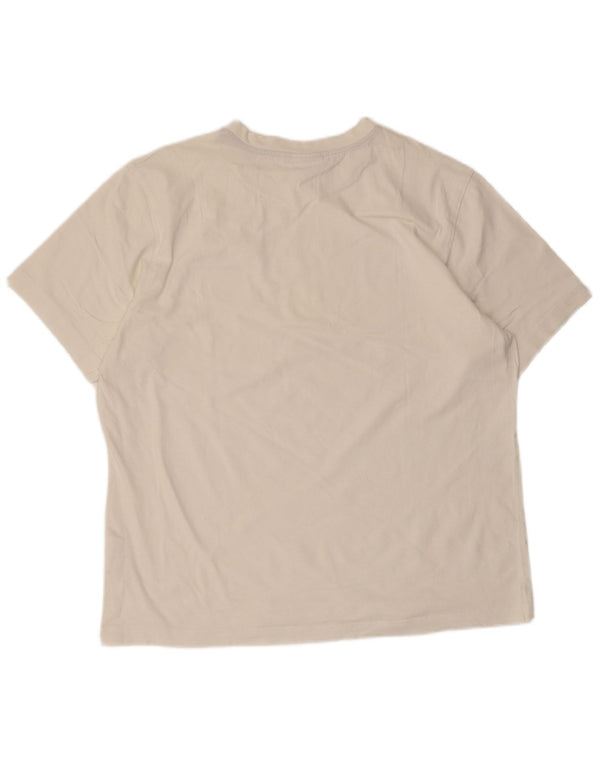CHAMPION T-Shirt Femme Top UK 18 XL Coton Blanc