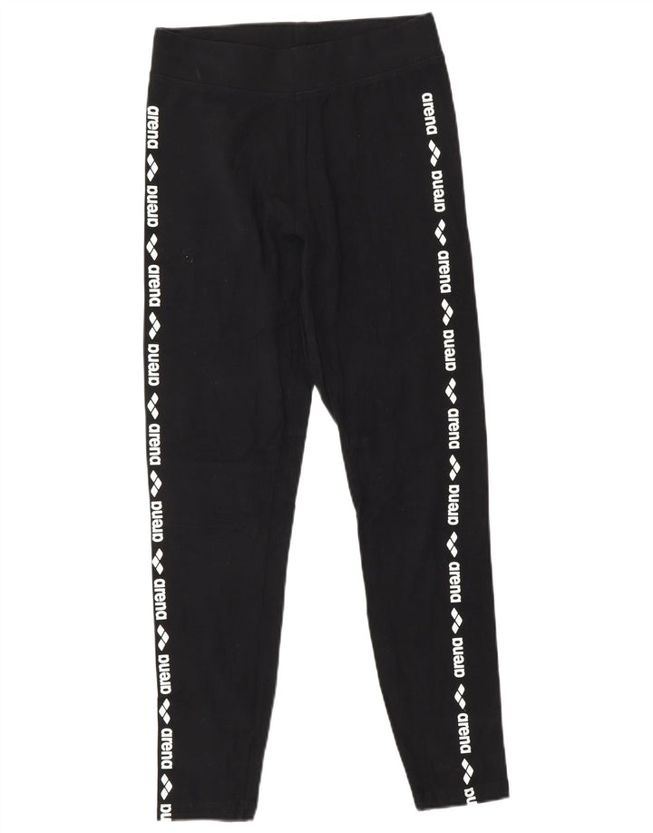 ARENA Legging graphique pour femme UK 6 XS Noir Coton