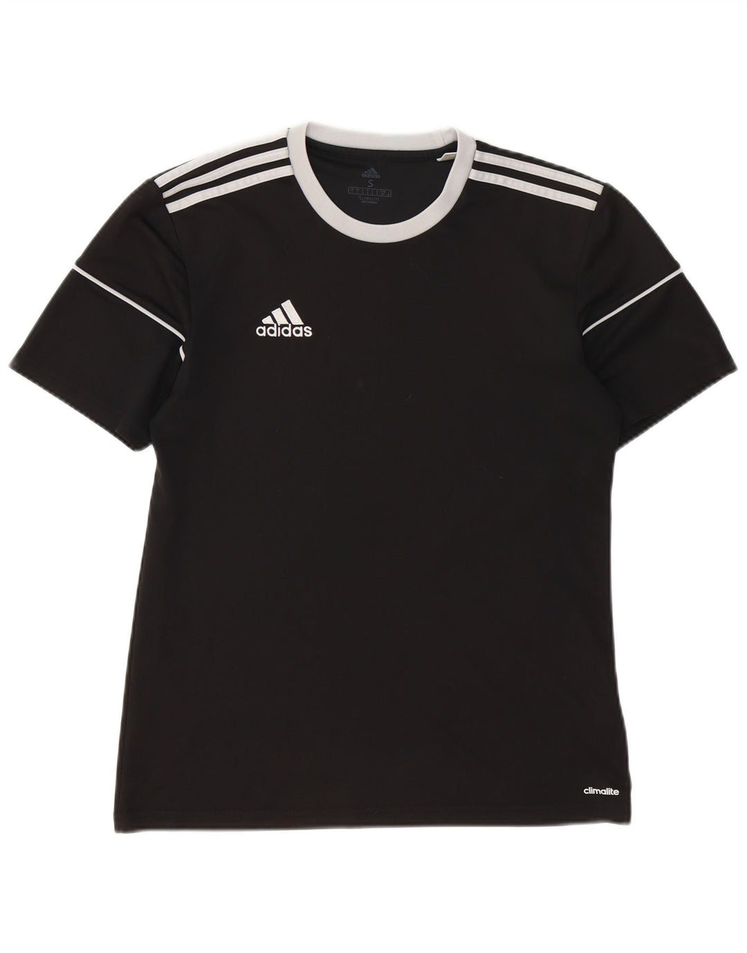 ADIDAS Hommes Climalite T-Shirt Haut Petit Noir Polyester