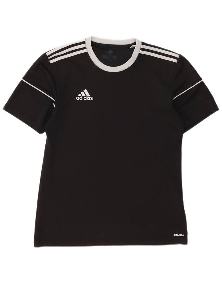 ADIDAS Hommes Climalite T-Shirt Haut Petit Noir Polyester