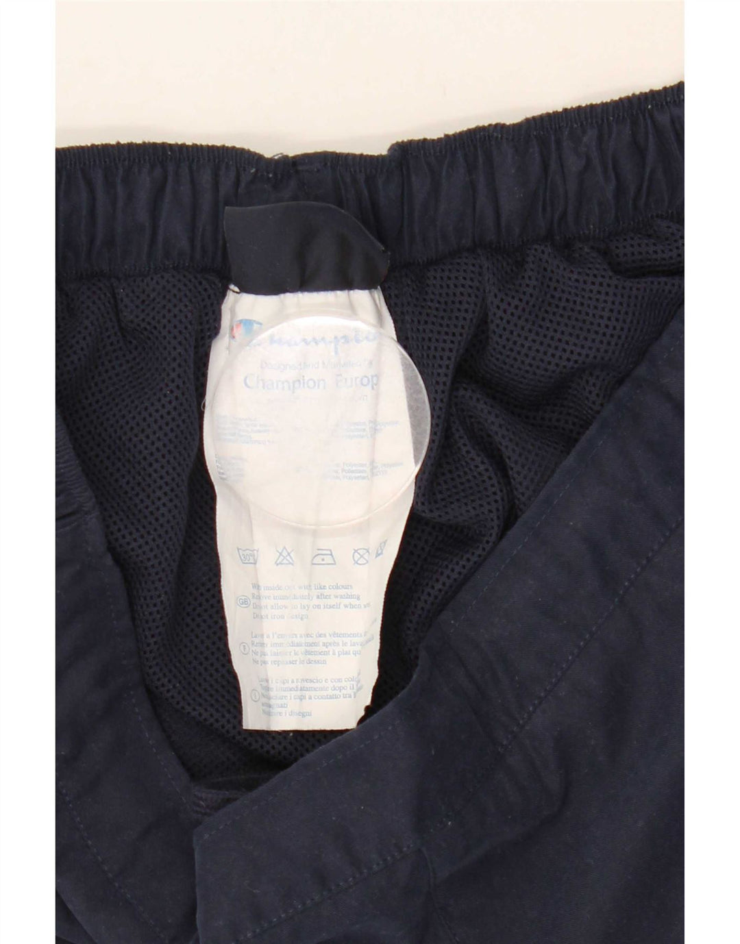 Champion Pantalon De Survêtement Femme UK 12 Medium Bleu Marine Polyester