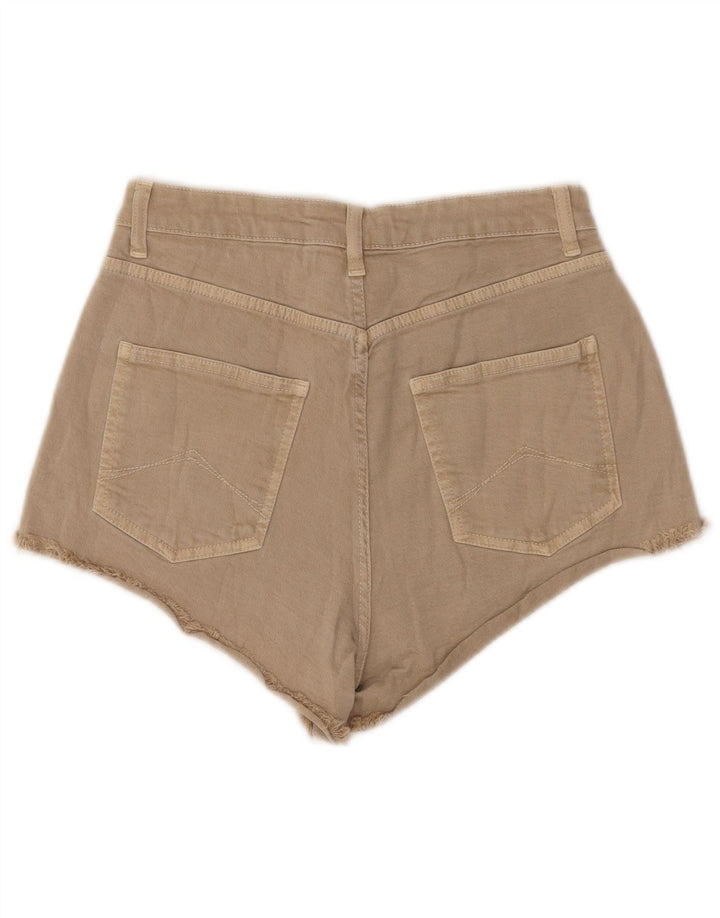 Carrera Short En Jean Femme IT 42 Medium W29 Coton Beige