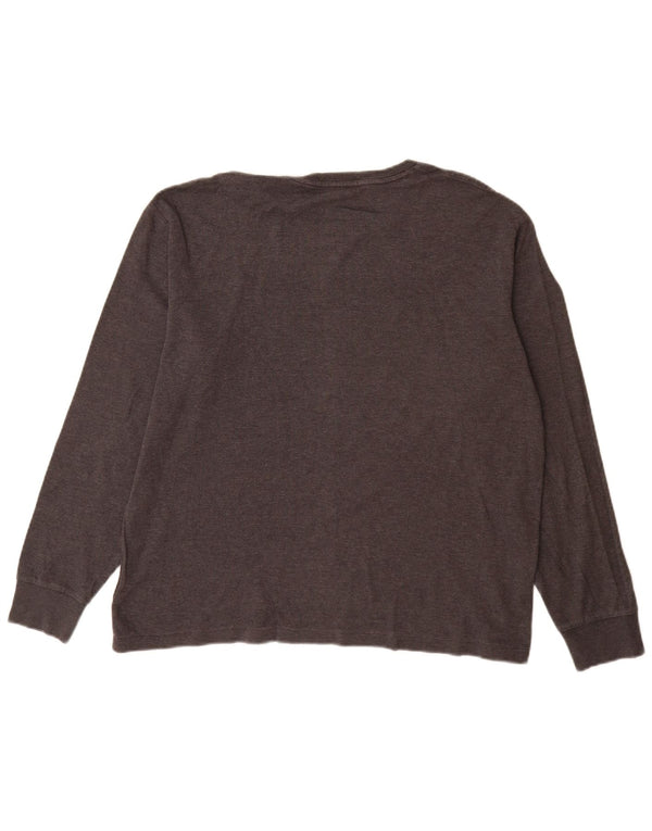 Polo Ralph Lauren Mens Custom Slim Fit Top Long Sleeve Large Grey Cotton