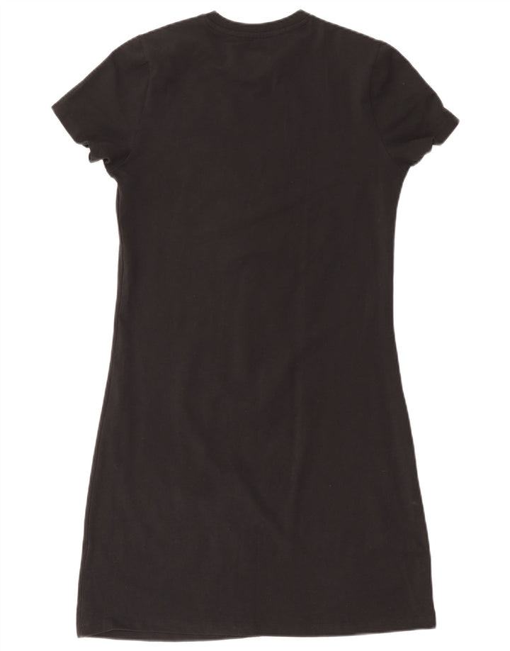 ADIDAS Robe T-Shirt Graphique Fille 14-15 ans Noir Coton