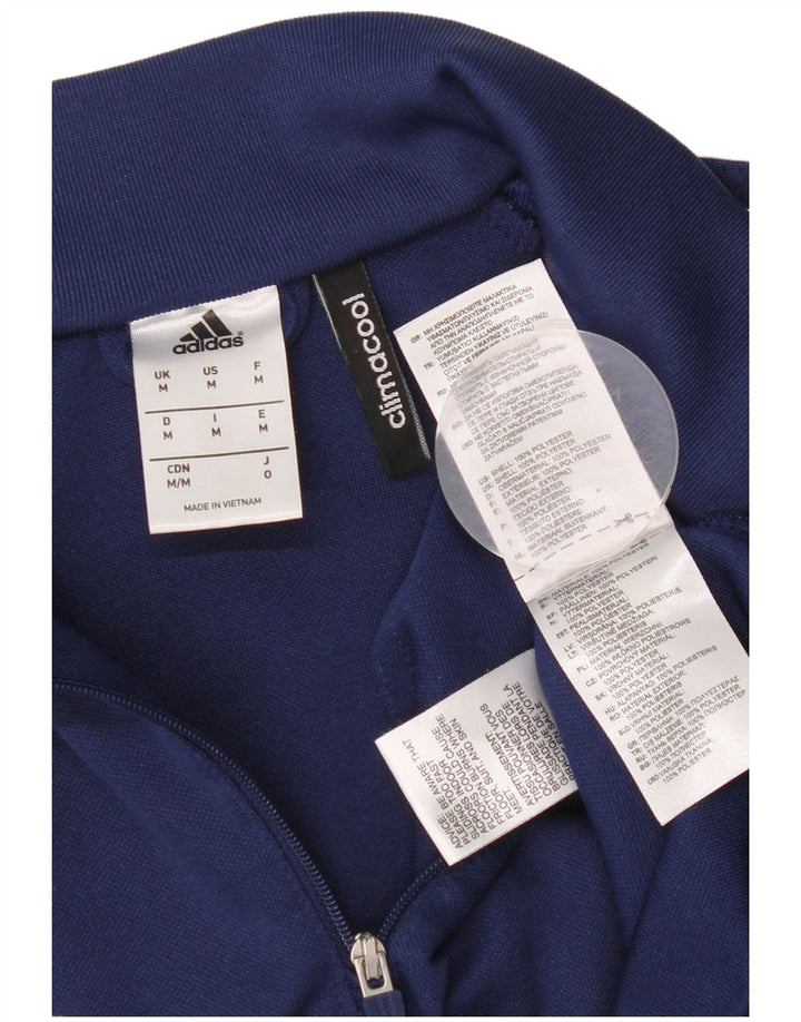 Adidas Haut de Survêtement Climacool Pull Homme Bleu Marine Moyen Colorblock