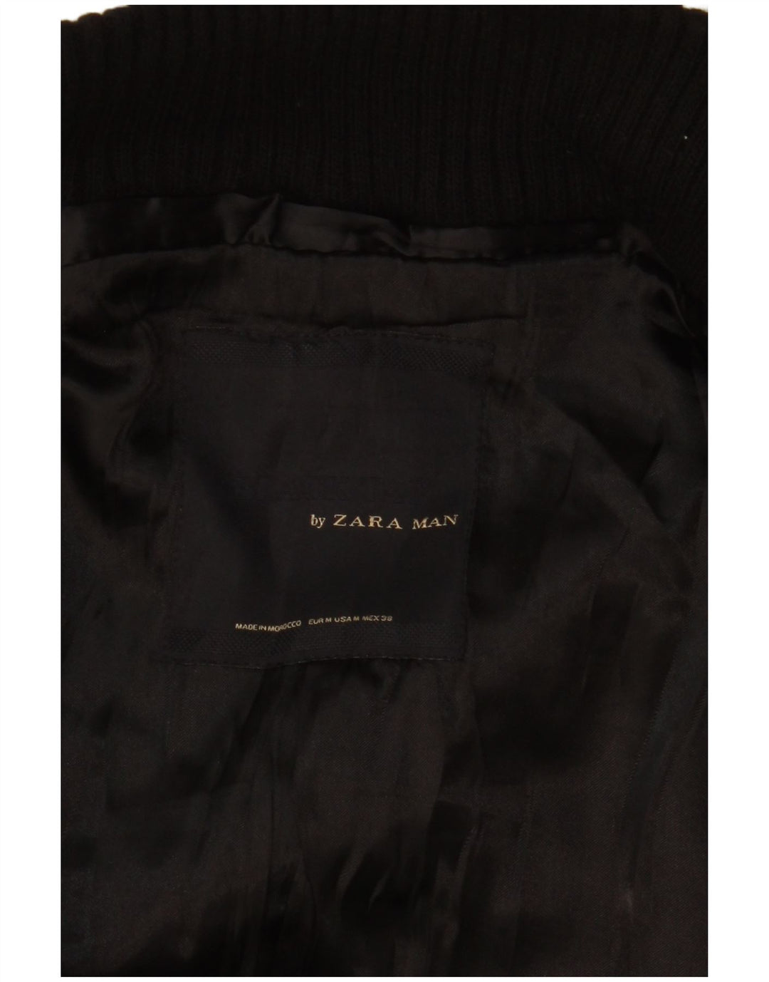 Zara Trench Homme UK 38 Moyen Noir