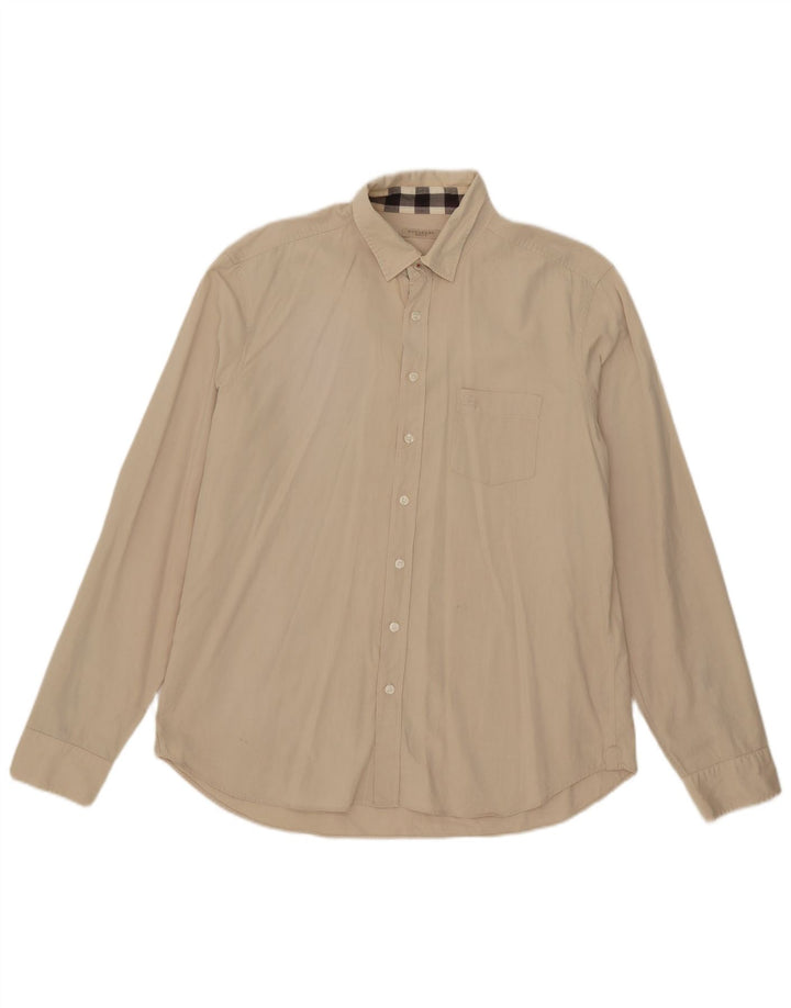 Burberry Chemise Homme XL Coton Beige