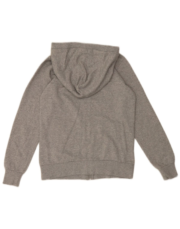 Lotto Pull à capuche zippé pour femme UK 10 Petit gris moucheté en coton Sports