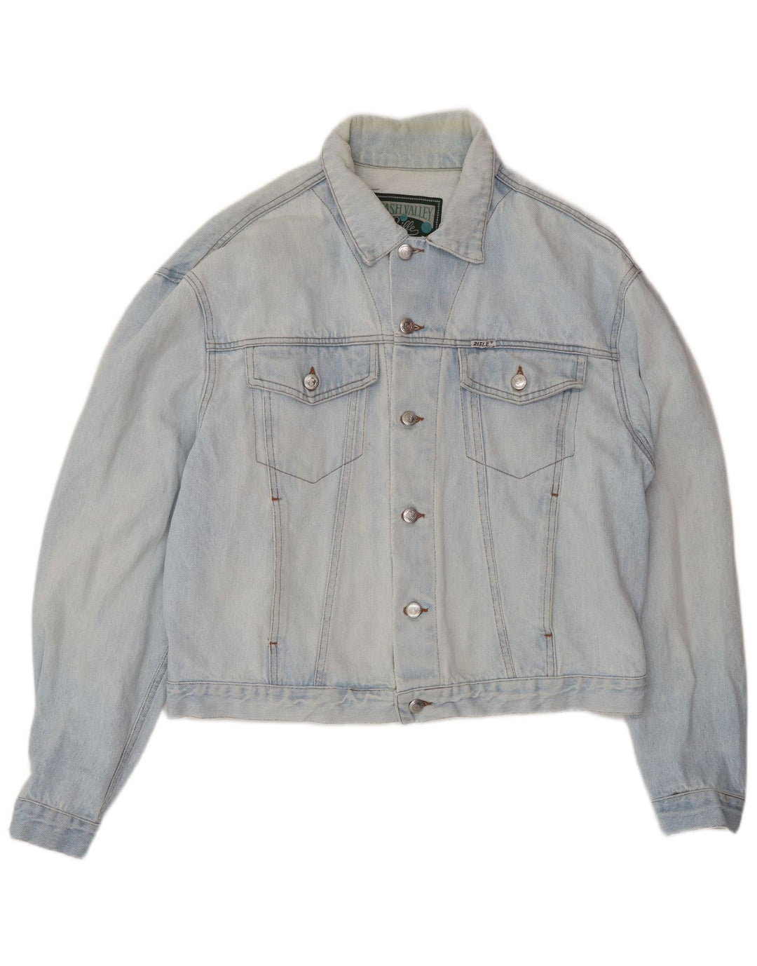 Rifle Veste en jean surdimensionnée pour femme UK 18 XL Bleu