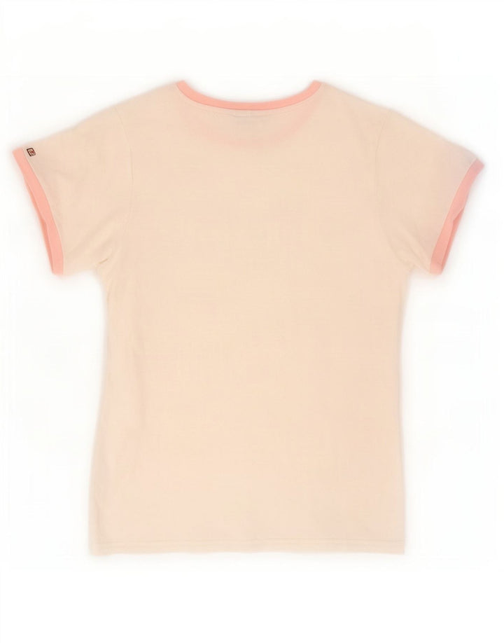 Puma T-shirt graphique pour femme UK 14 Blanc moyen