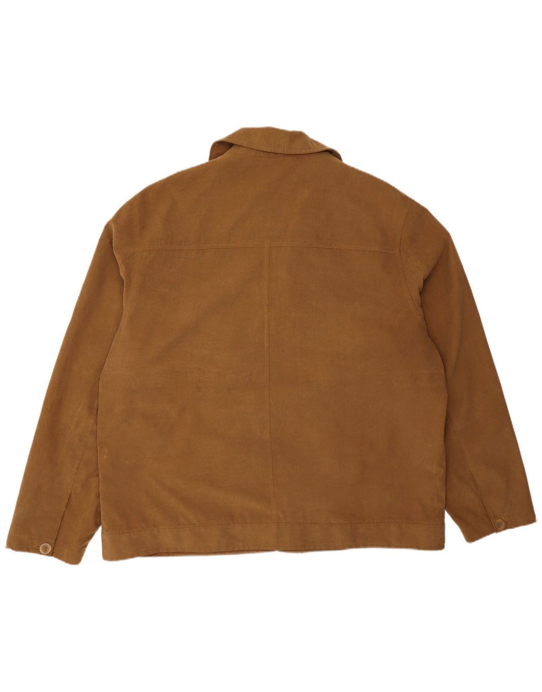 Veste Bomber Homme Vintage UK 46 3XL Marron Polyester