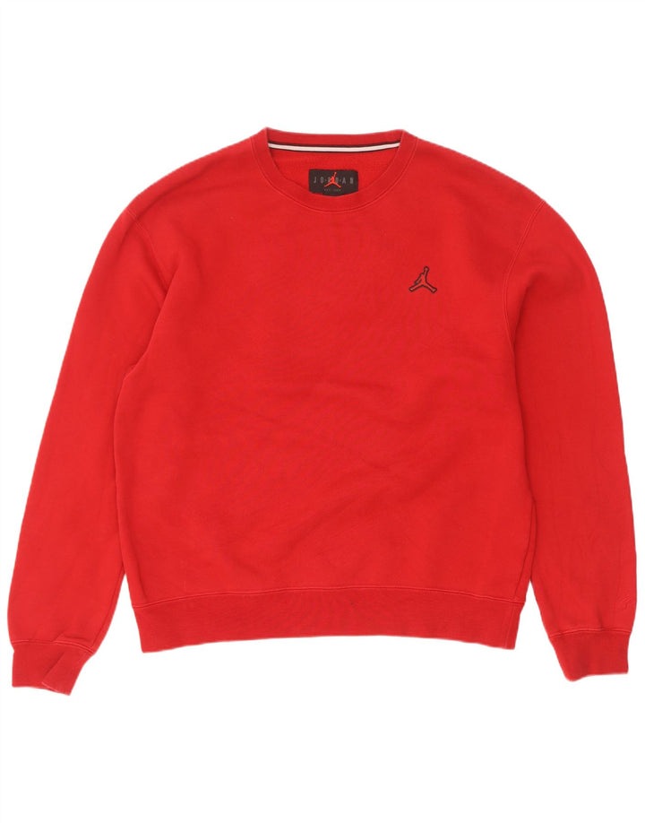 Jordan Sweat-shirt pour homme en coton rouge moyen