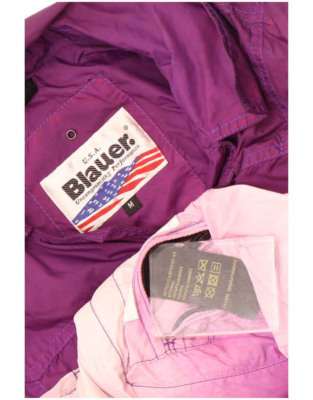 Blauer Veste utilitaire pour femme UK 12 Violet moyen Colourblock Polyamide