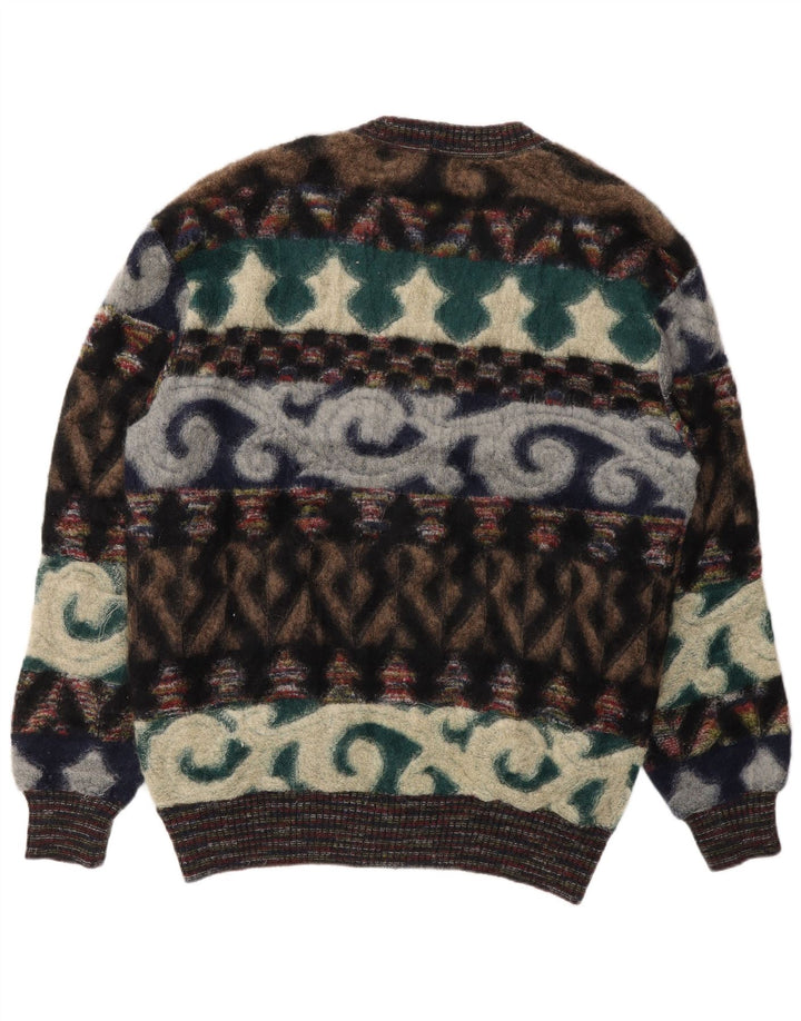 Missoni Homme Pull Cardigan à Motif Abstrait IT 48 Moyen Multicolore D