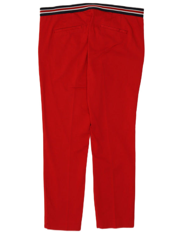 Pantalon Chino Slim Femme Zara XL W32 L27 Rouge