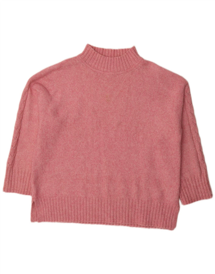 Marks & Spencer Pull col roulé pour femme UK 16 Large Rose