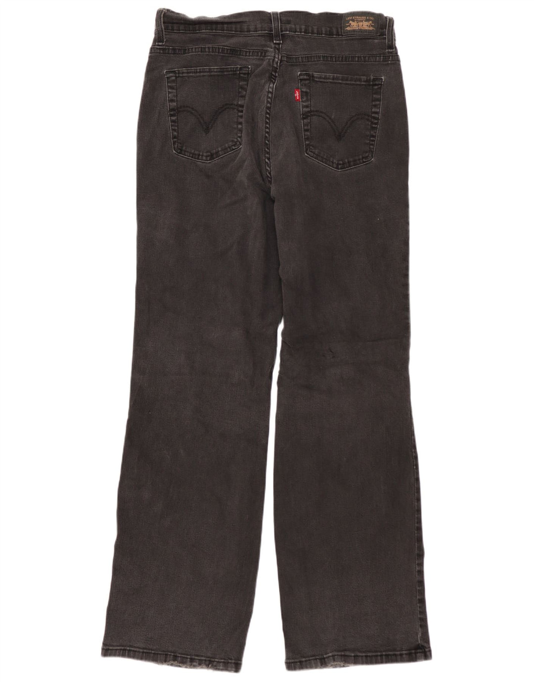 LEVI'S Jean bootcut 512 pour femme US 12 Large W30 L30 Noir