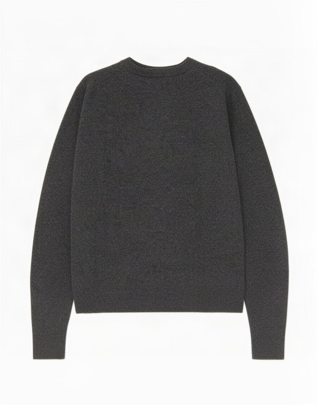 Gant Pull col en V pour femme UK 12 Laine gris moyen