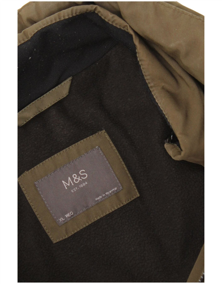 Marks & Spencer Veste utilitaire à capuche pour homme UK 42 XL Kaki