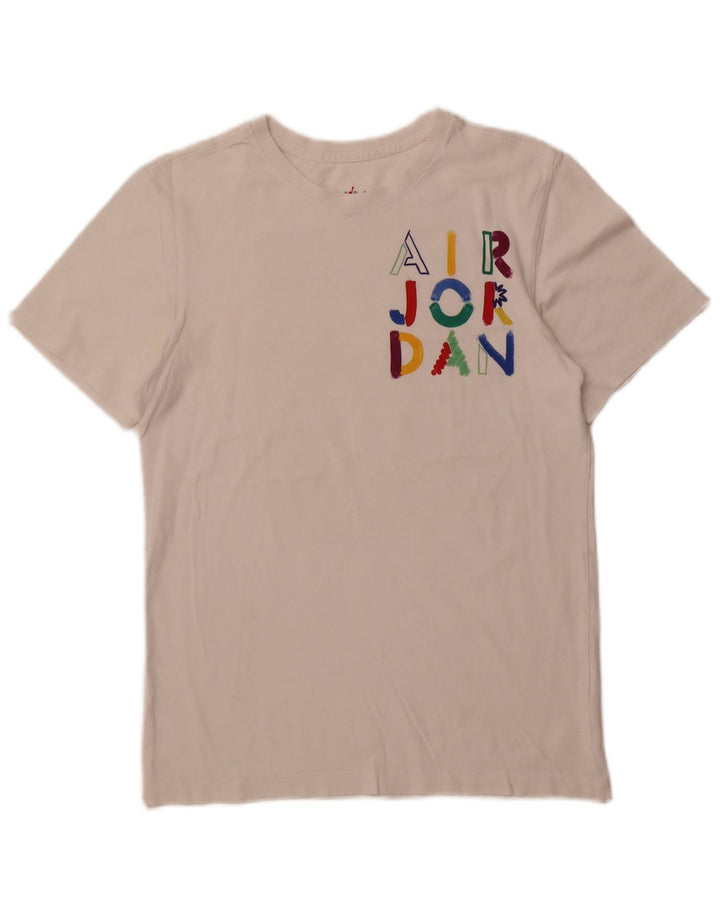 JORDAN T-shirt graphique pour hommes, petit, blanc