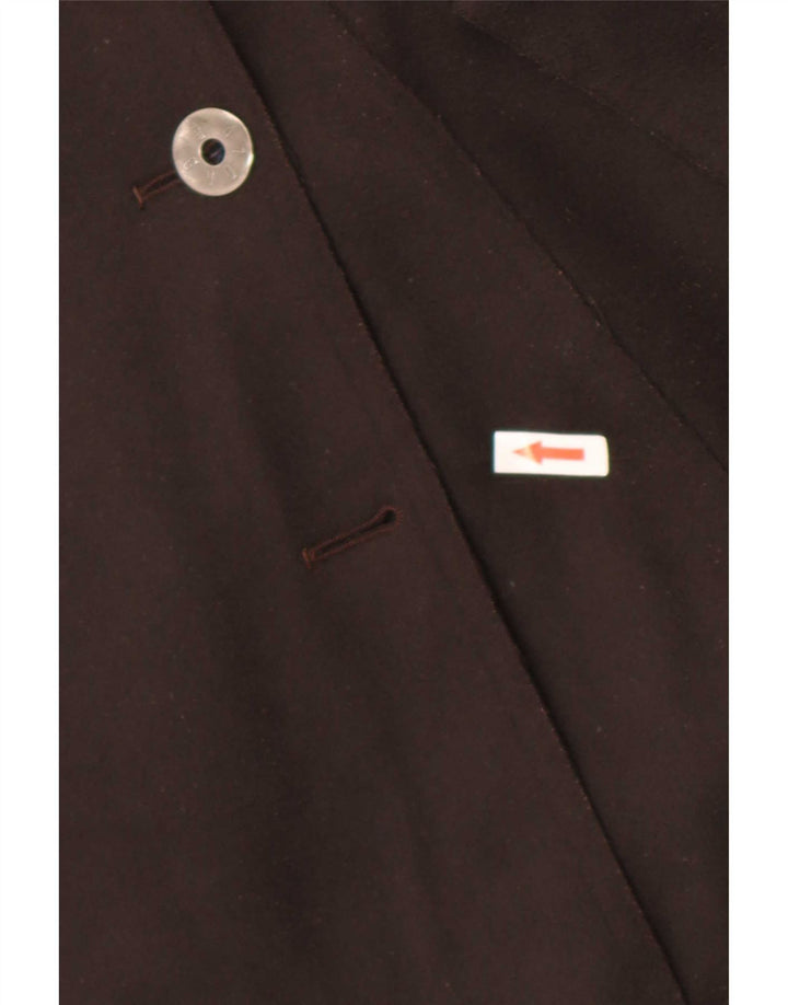 Dondup Caban Femme IT 46 Large Laine Marron