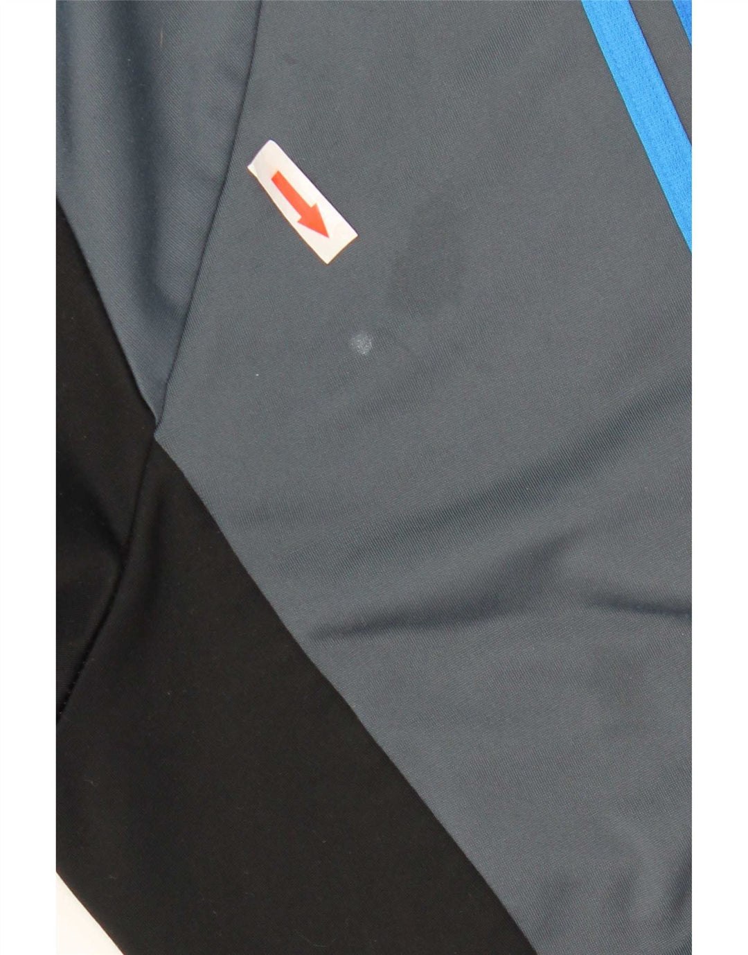Adidas Veste de survêtement pour homme Large Gris Colorblock Polyester