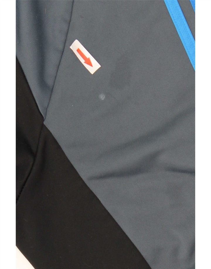 Adidas Veste de survêtement pour homme Large Gris Colorblock Polyester