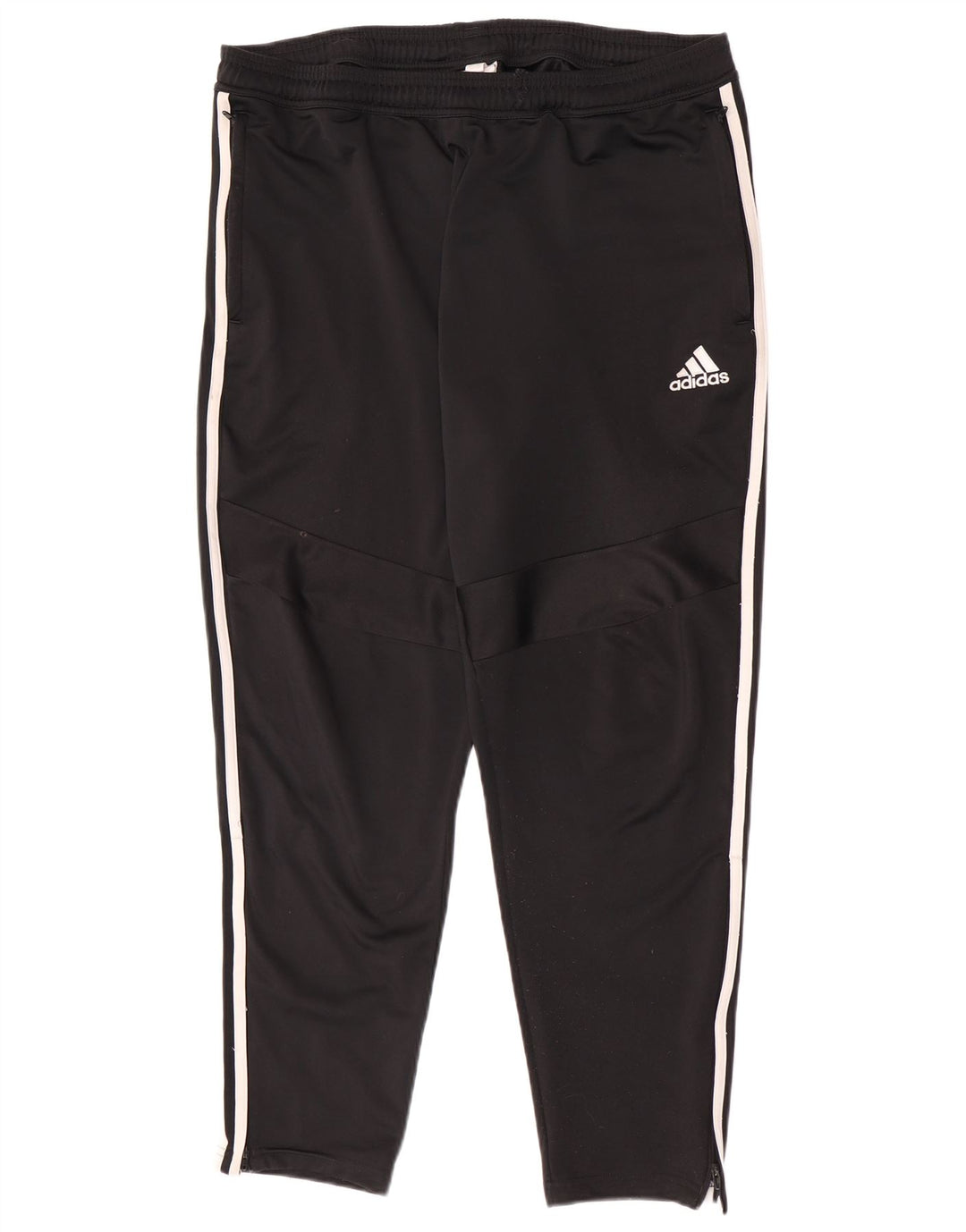 Adidas Pantalon de survêtement pour homme Large Noir à chevrons Polyester