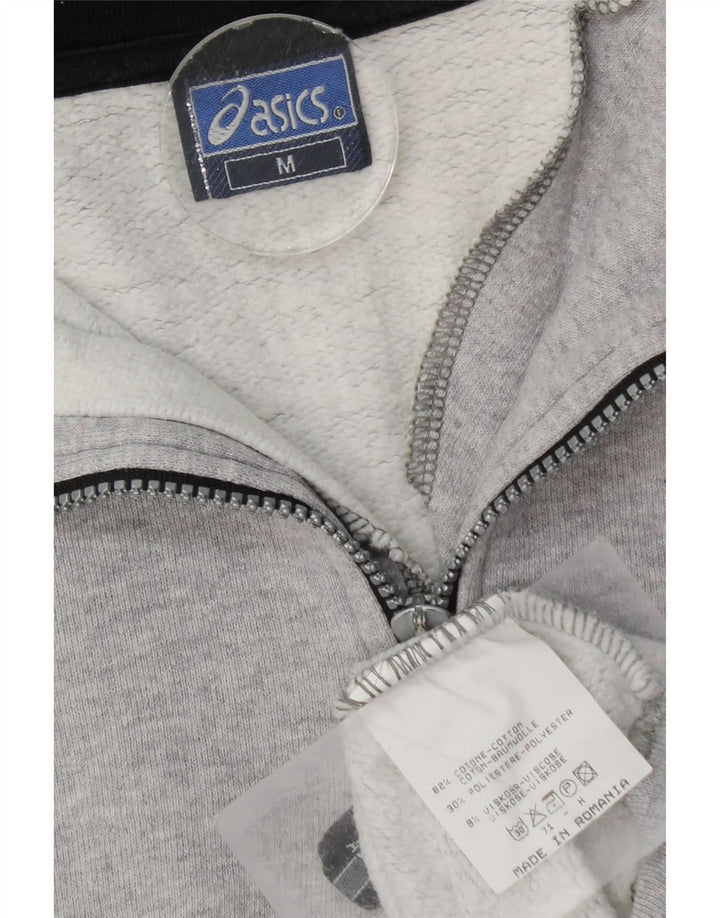 Asics Sweat-Shirt Loose Fit Graphic Homme Gris Moyen Colorblock