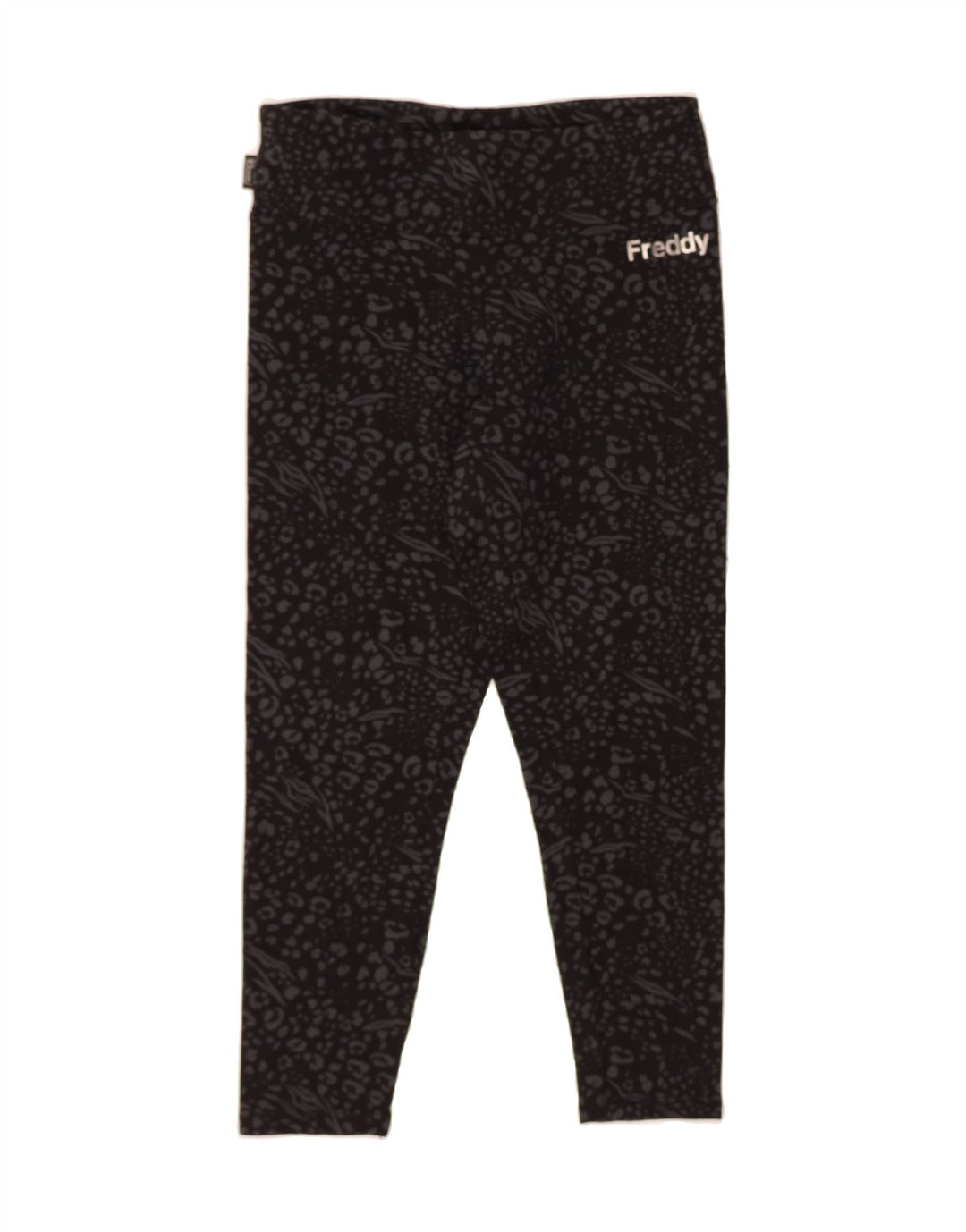 FREDDY Womens Leggings UK 10 Small Black Cotton Vintage Freddy and Second-Hand Freddy from Messina Hembry 