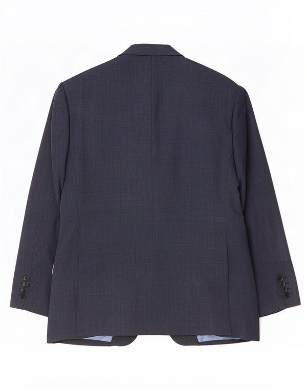 Marks & Spencer Mens Regular Fit Blazer Jacket UK 42 Large Navy Blue