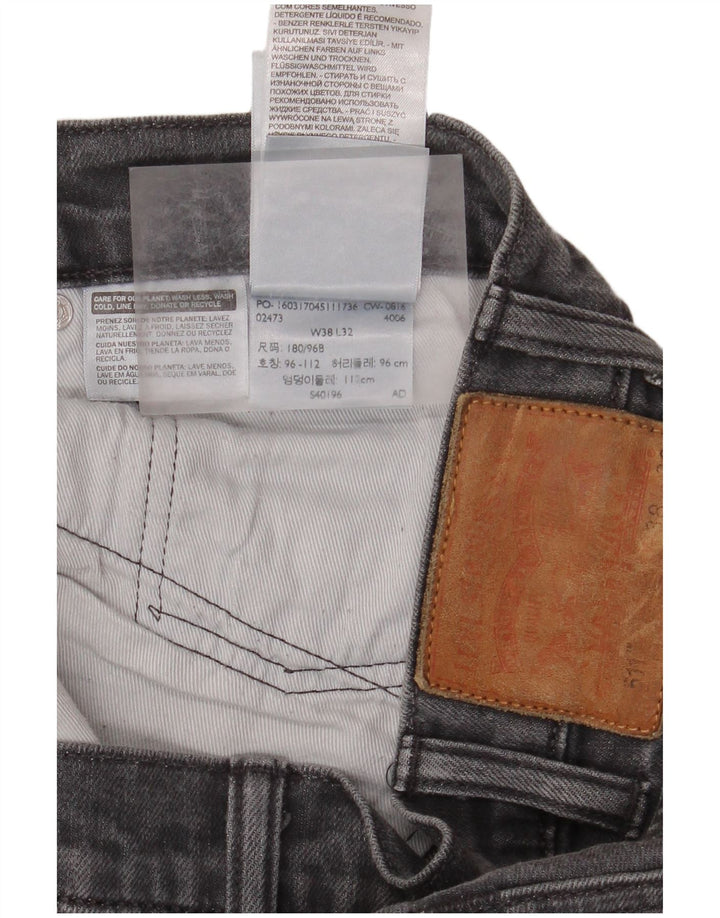 Levi's Jean Slim 511 Homme W38 L32 Gris Coton