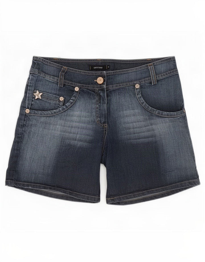 Denny Rose Short En Jean Femme Petit W30 Bleu Coton