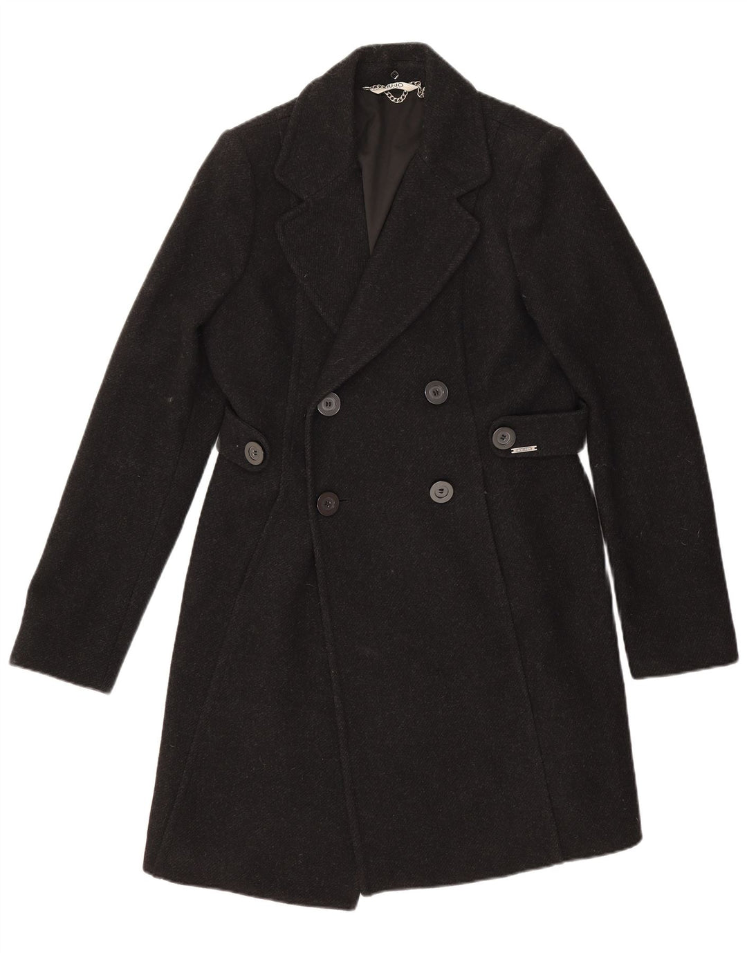 Liu Jo Manteau Double Boutonnage Homme IT 46 Petite Laine Noire