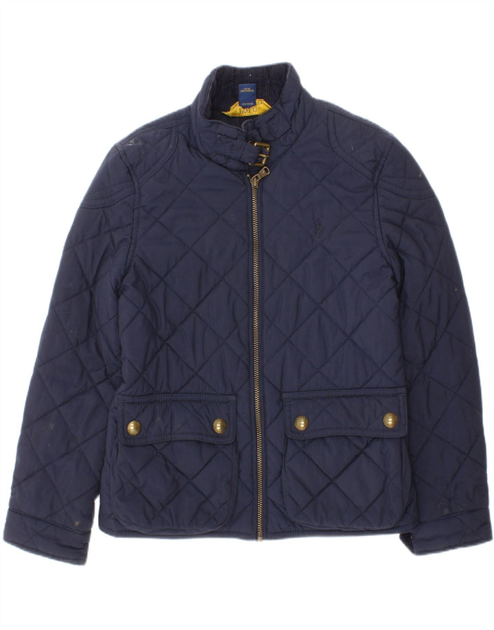 Polo Ralph Lauren Veste matelassée fille 6-7 ans Small Bleu marine Polyester