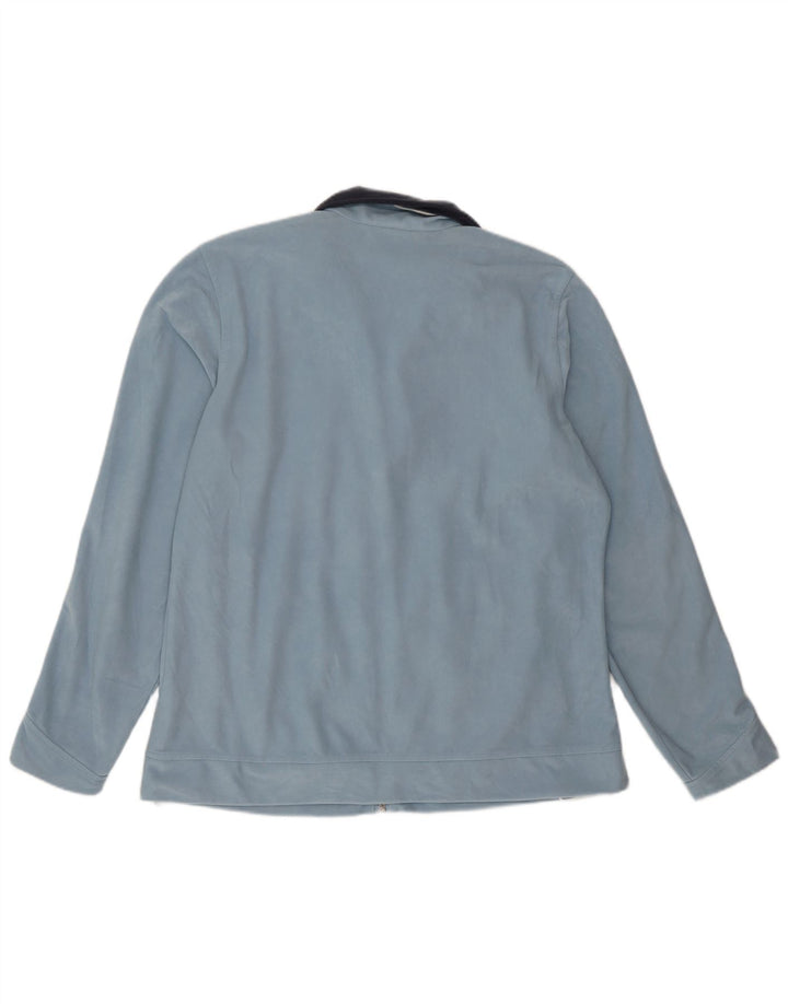 Diadora Veste de survêtement pour femme UK 14 Large Bleu Colorblock Polyester